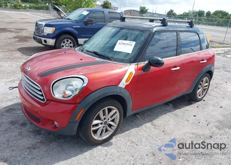 2013 Mini Countryman Cooper from USA, damaged, VIN WMWZB3C55DWM31279
